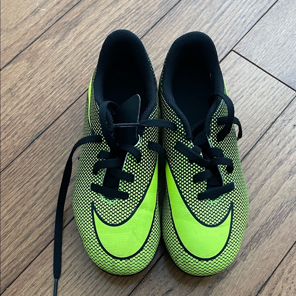 Toddler/ Kids 12c Green Nike Cleats